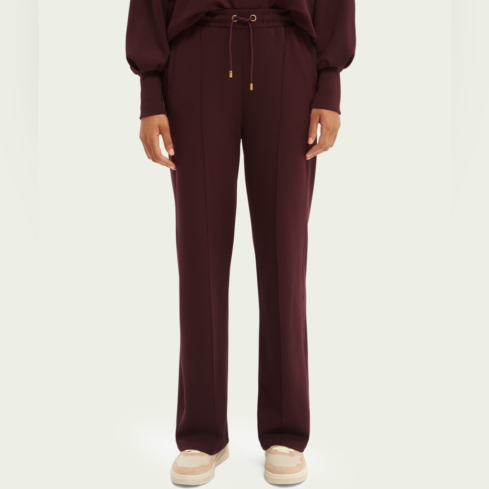 SCOTCH & SODA Soft Burgundy Drawstring Sweatpants Size S